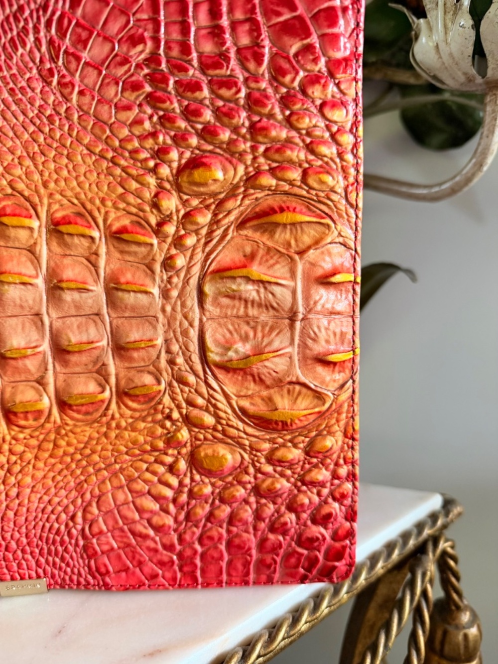 ๐๐คฉ NWT Brahmin Sample Infusion Leather Journal Notebook Agenda Front Eye ๐คฉ๐ - Picture 4 of 8